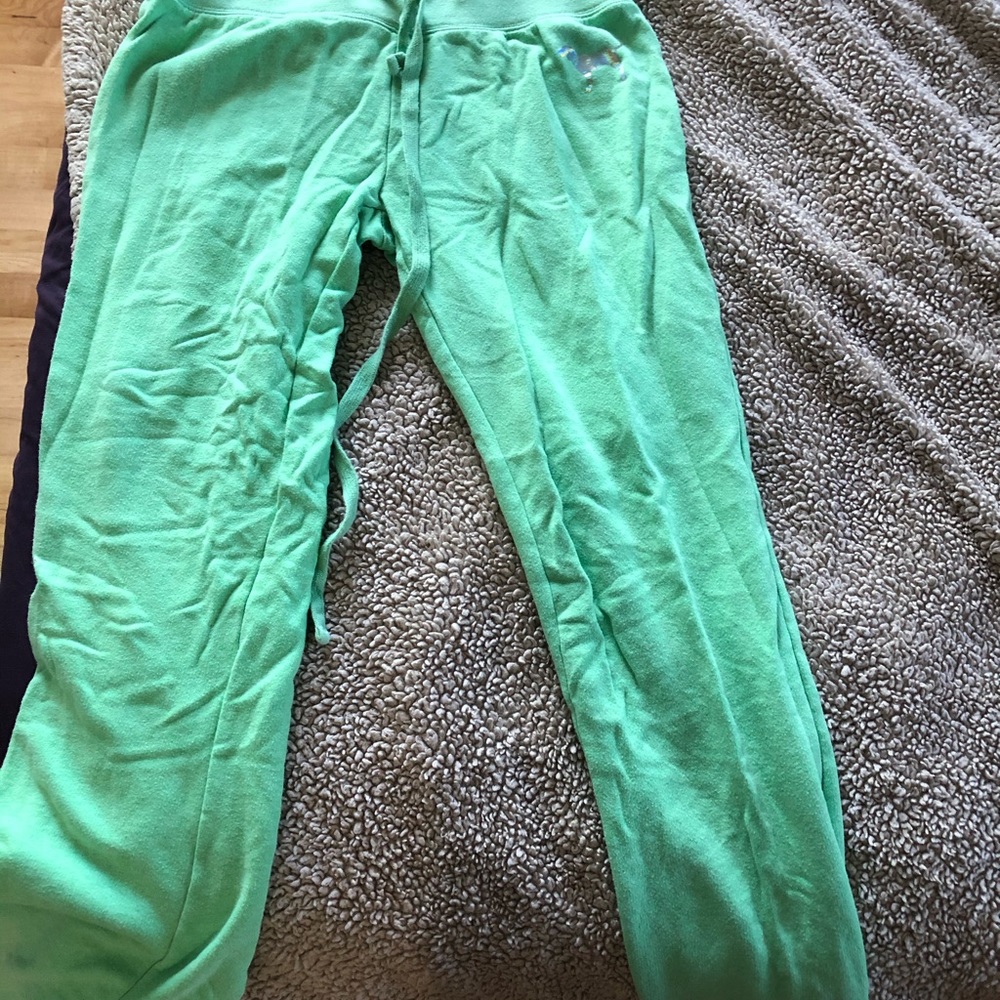 Pink flare pants